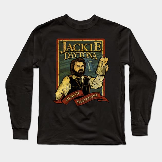 Vintage Jackie Daytona // Human Bartander Long Sleeve T-Shirt by den.make